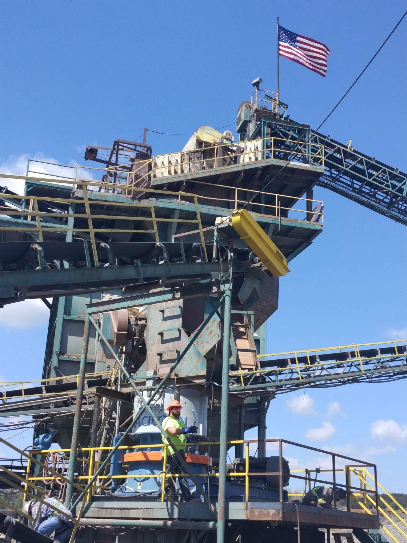 Crushing and conveying plant reference